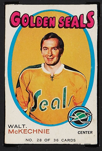 1971-72 Bazooka Hockey 28 Walt McKechnie